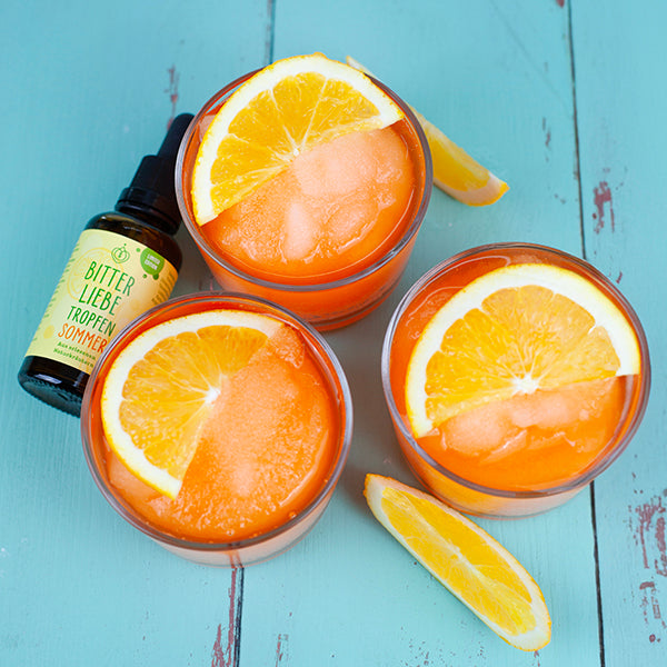 Aperol Spritz Slush Rezept Abkühlung & lecker BitterLiebe