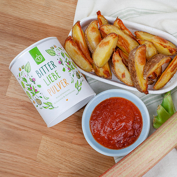 Rhabarber Ketchup - BitterLiebe Rhabarber Ketchup - BitterLiebe