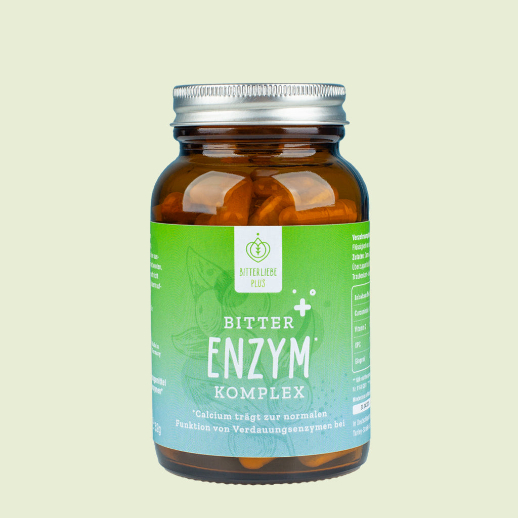 Bitter Enzym* Komplex - Monatspackung (90 Kapseln) - Exklusiv Bl-Plus-7-hidden