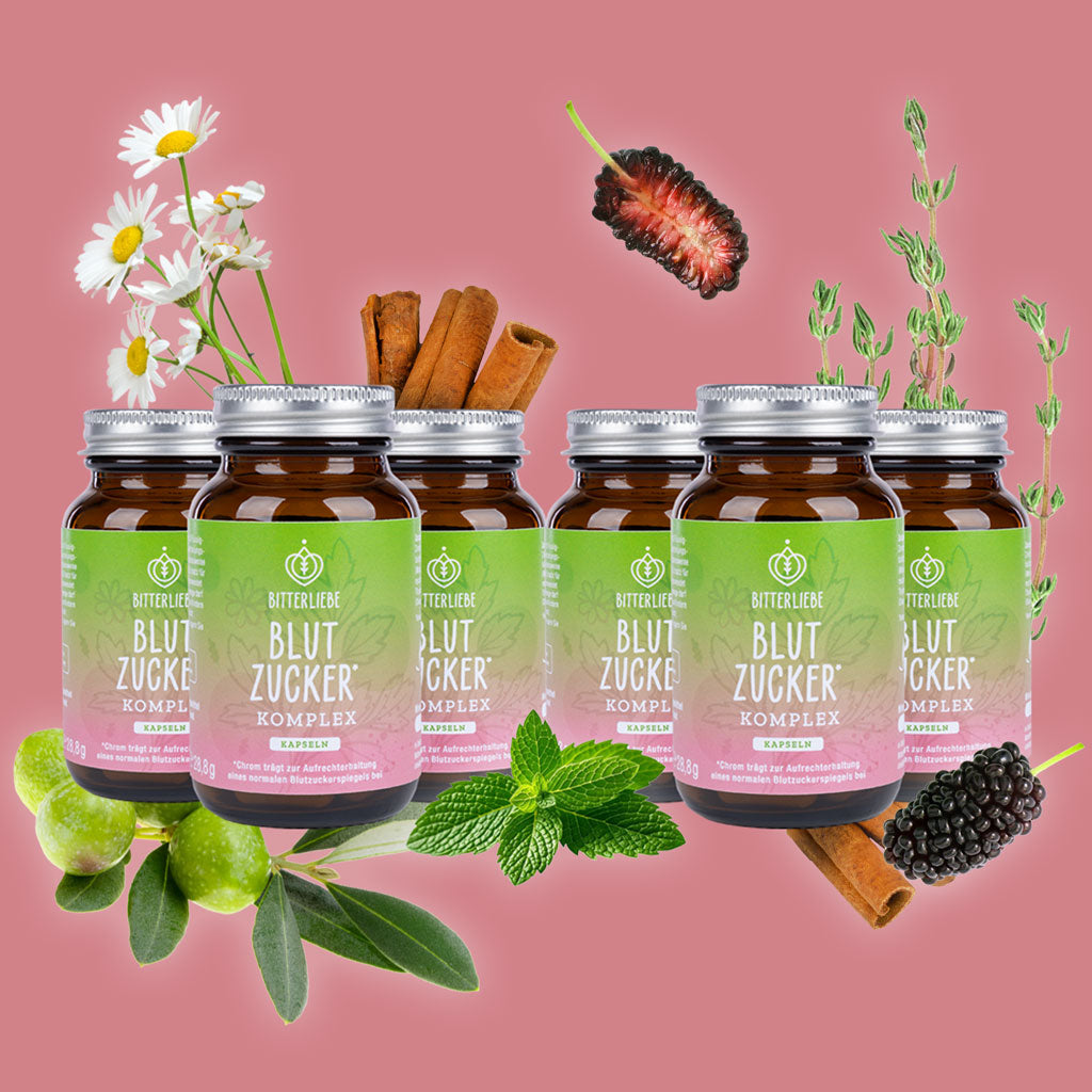 BitterLiebe Blutzucker* Komplex - 6er Set