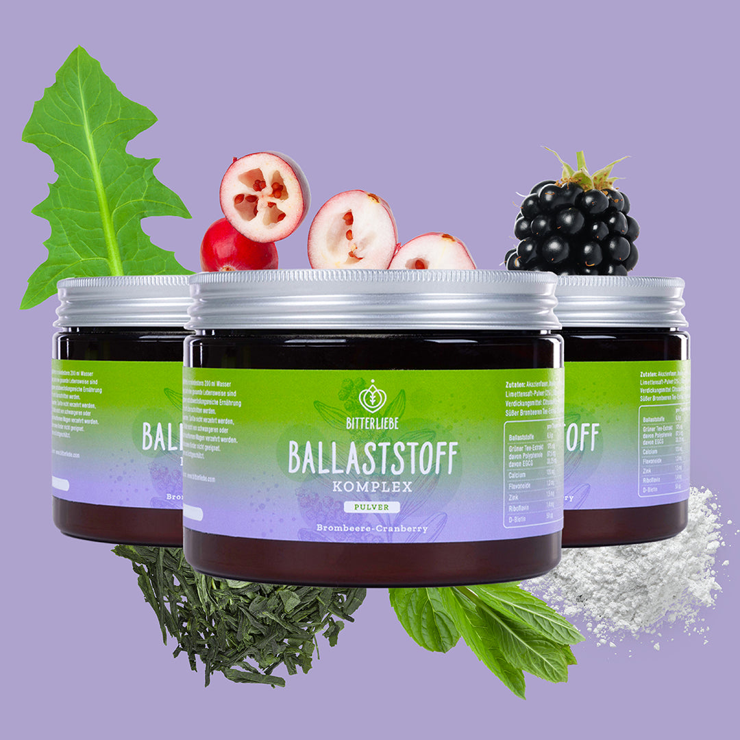 Ballaststoff Komplex Brombeere-Cranberry 3er Set