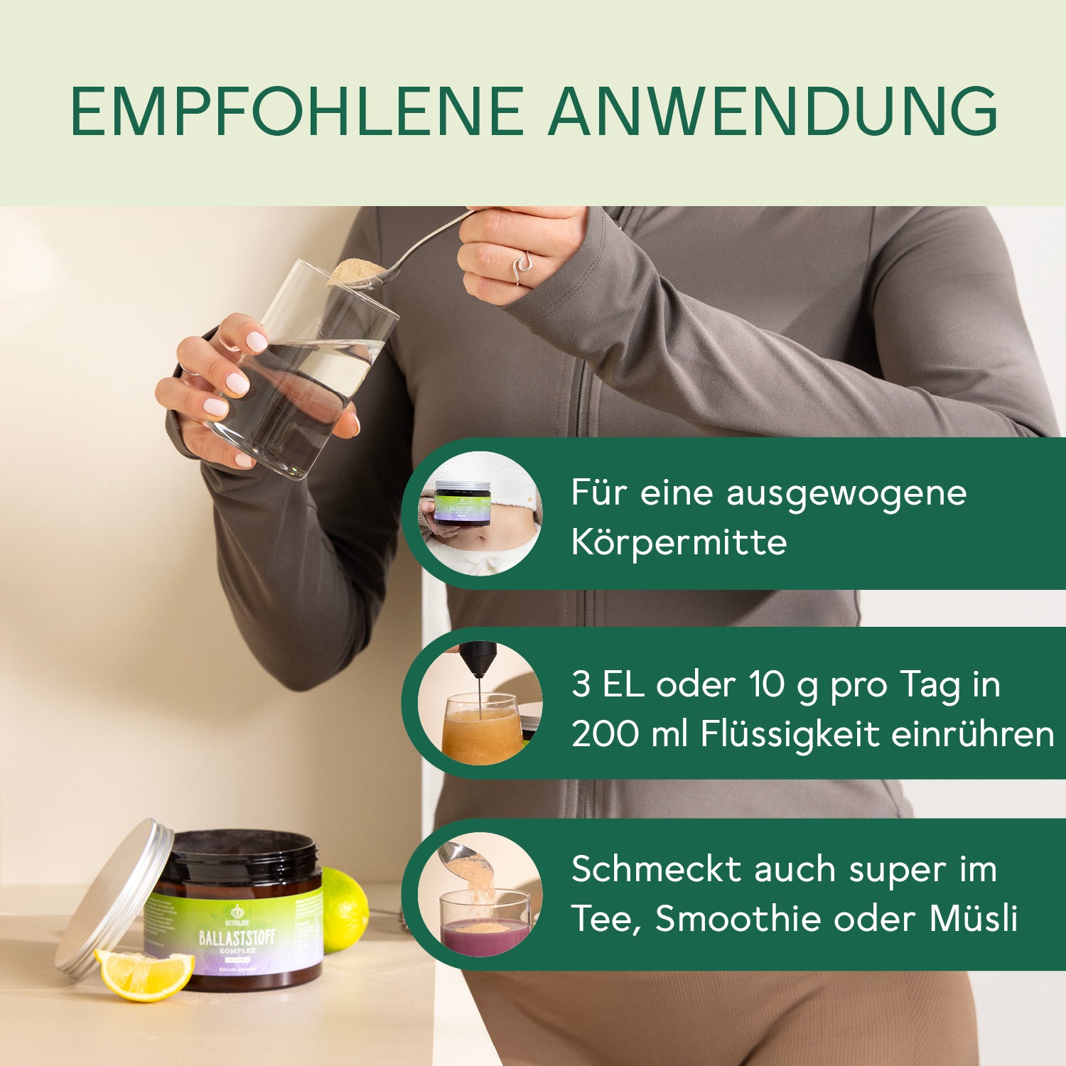 Ballaststoff Komplex Zitrone-Limette 6er Set