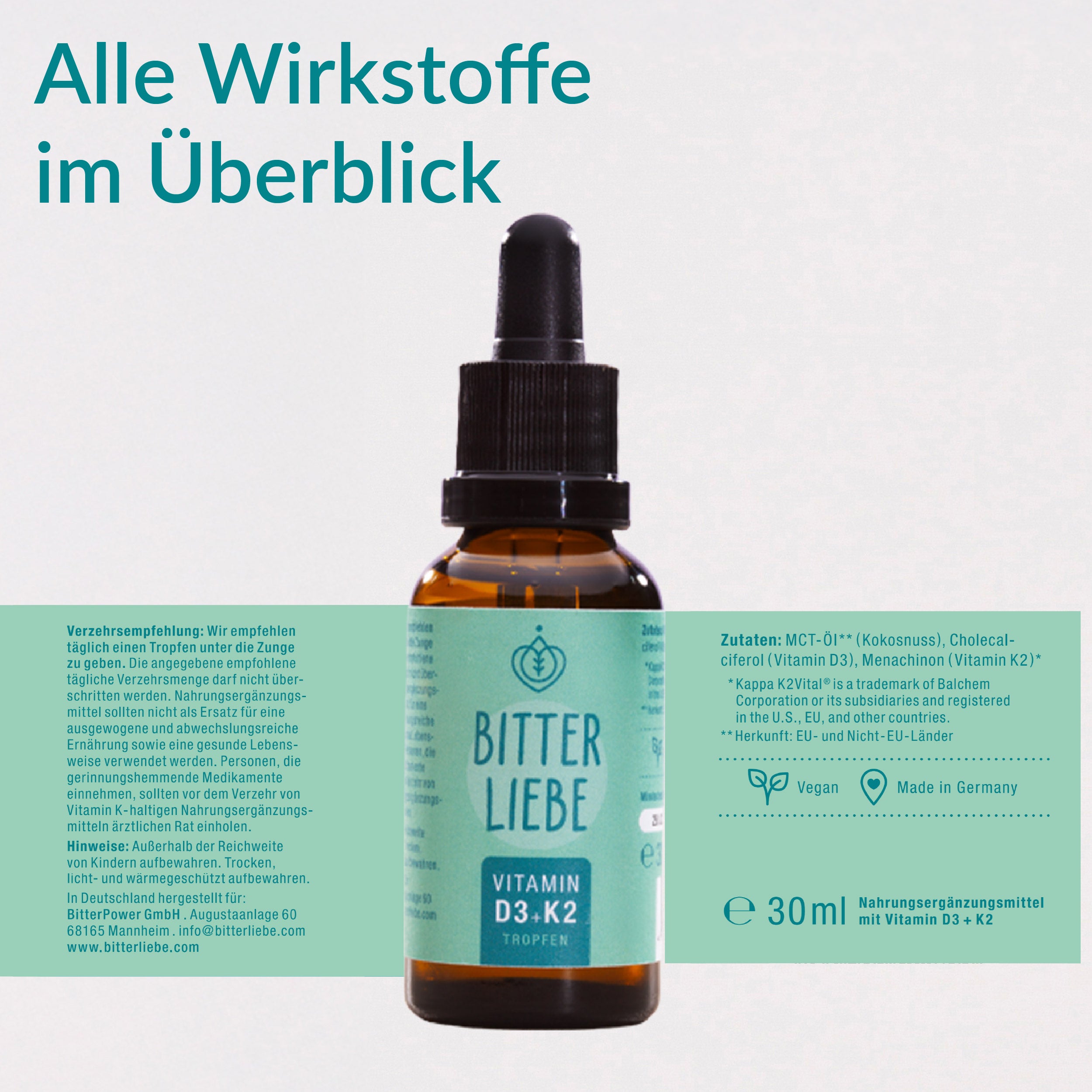 Vitamin D3+K2 Tropfen