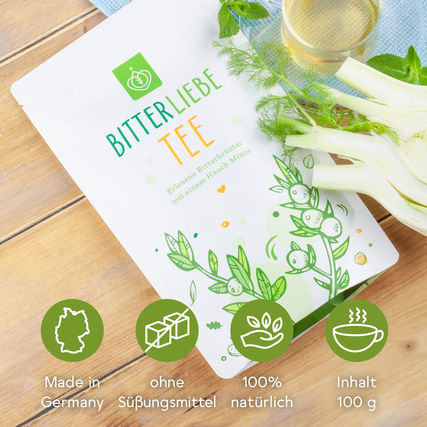 BitterLiebe Tee – Leckerer Kräutertee 2-DE