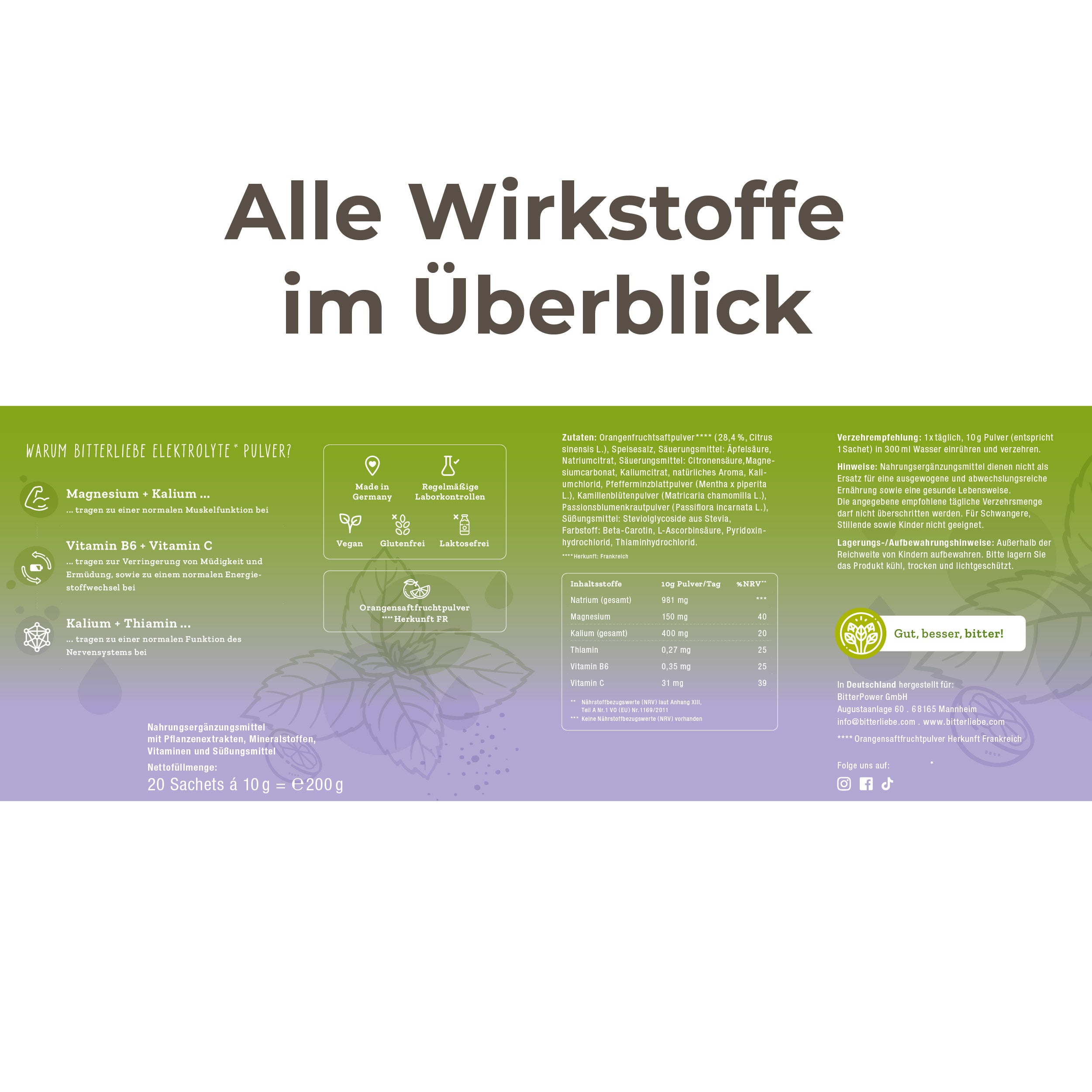 Elektrolyte* Starter Paket