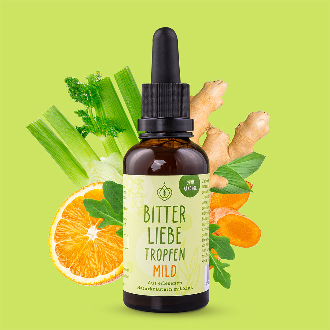 BitterLiebe Tropfen mild - ohne Alkohol