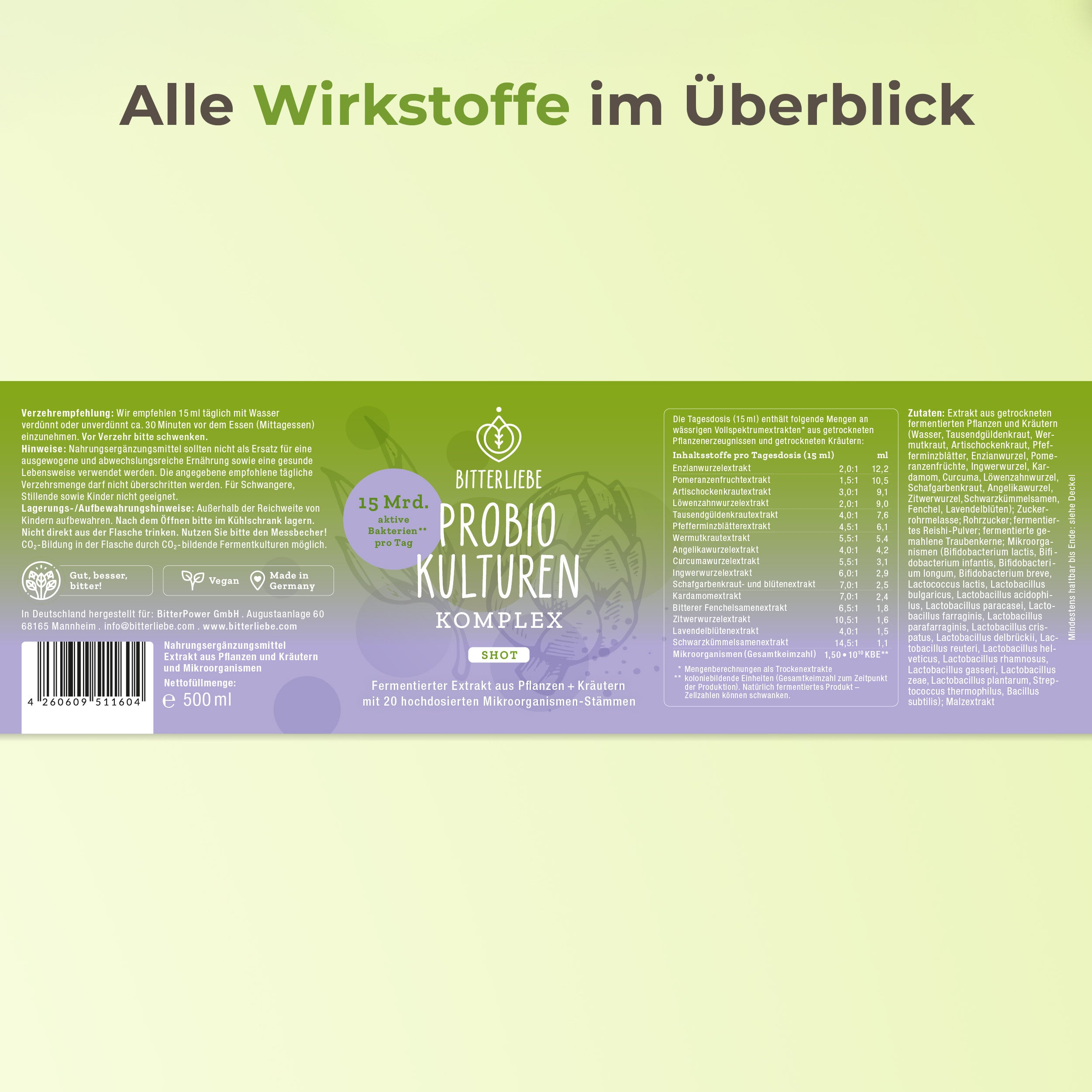 Bitter Probio-Kulturen Komplex