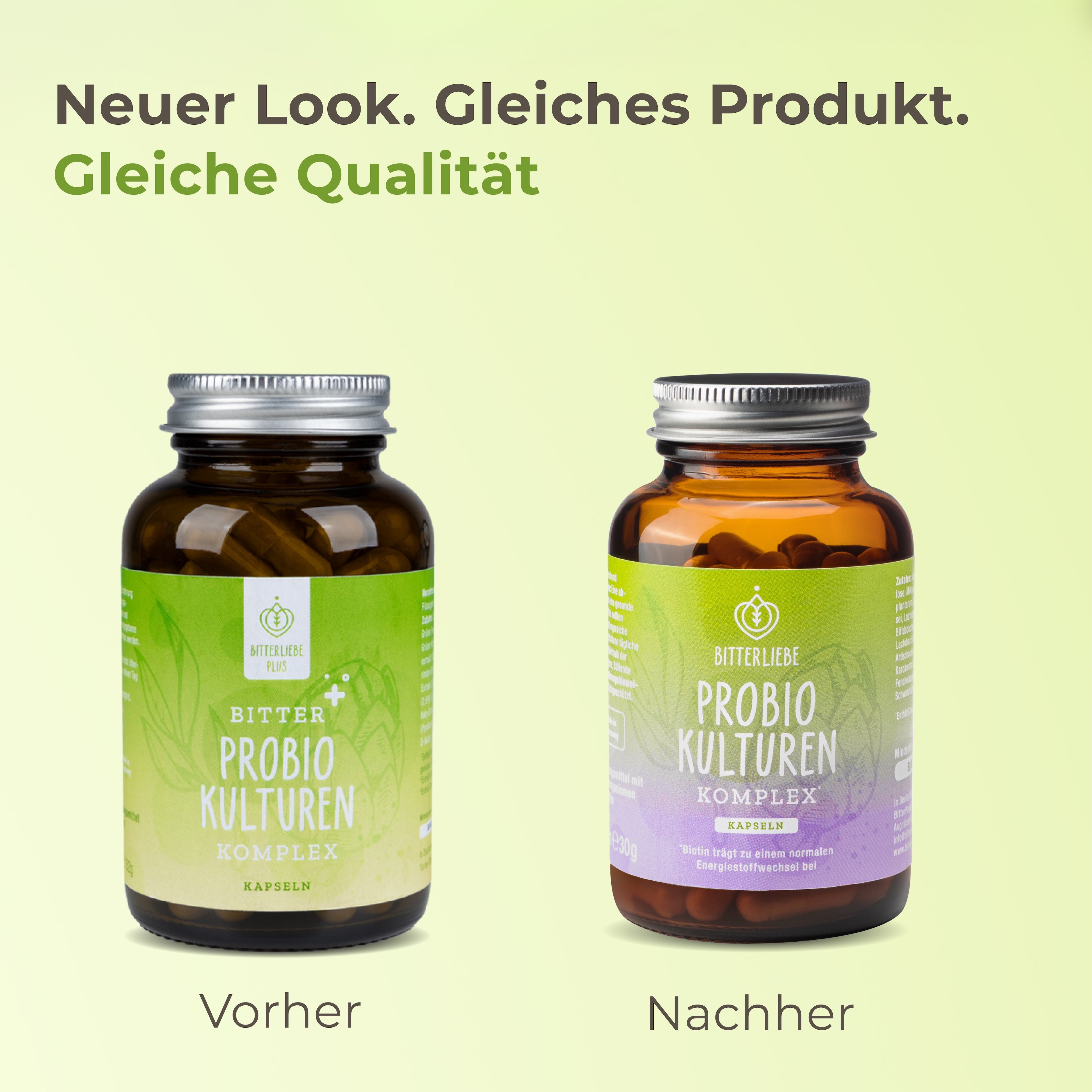 Bitter Probio-Kulturen Komplex Kapseln - 3er Set