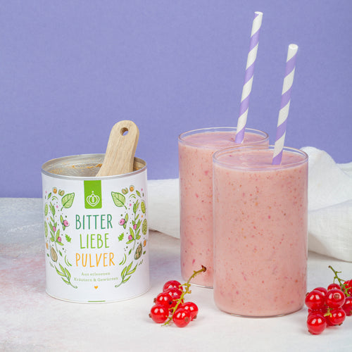 Sommerbeeren Smoothie mit BitterLiebe