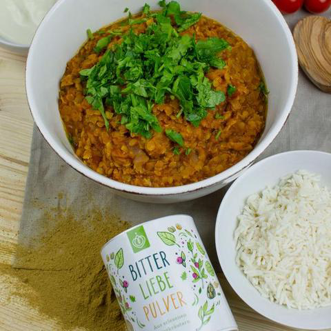 Linsencurry mit Bitterstoffen von BitterLiebe