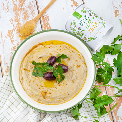 Auberginendip Baba Ganoush vom Grill mit BitterLiebe