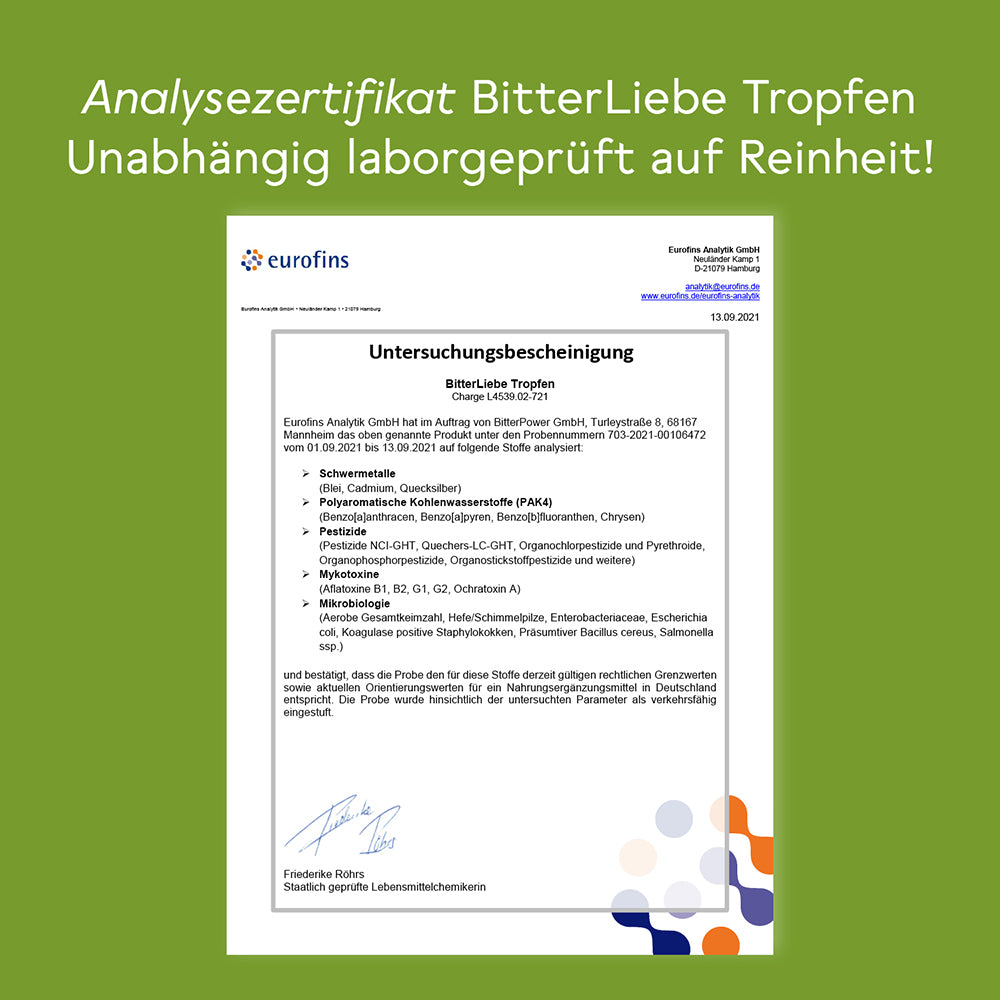 BitterLiebe® Original Bittertropfen für Dein Verdauungssystem - Super-Sparpaket 61-DE-LP