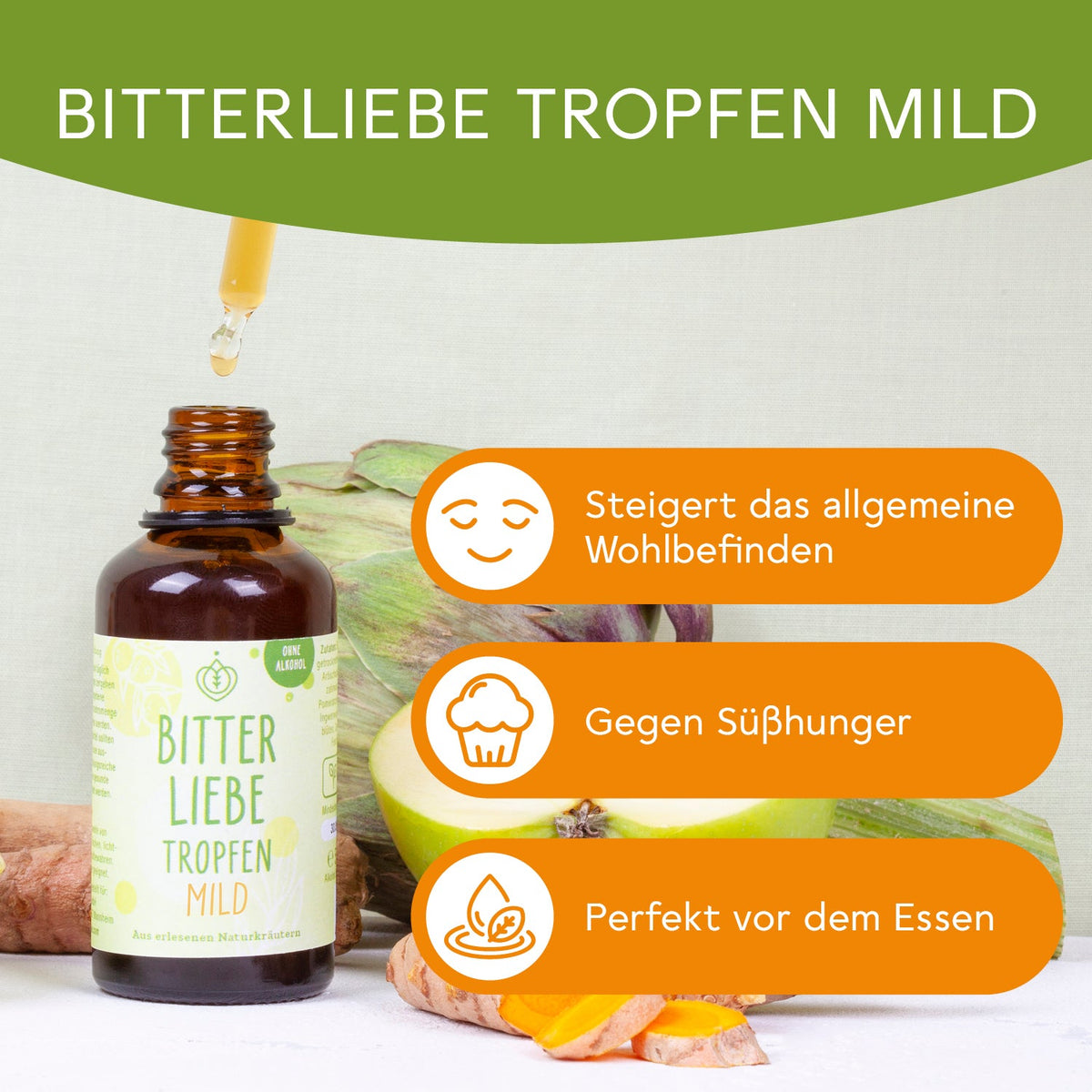 BitterLiebe Tropfen mild - 50ml 27-DE