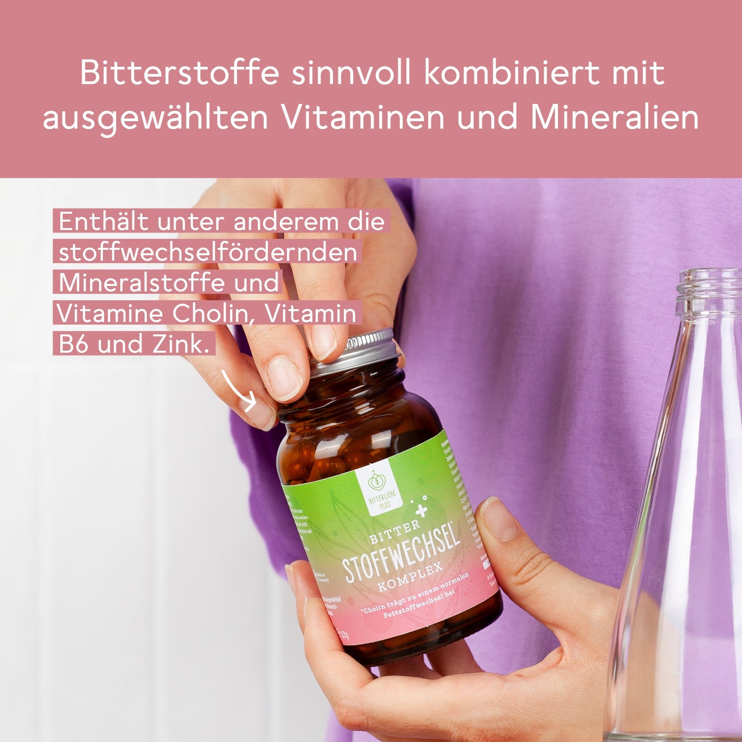 Bitter Stoffwechsel* Komplex - Monatspackung (90 Kapseln) BL-Plus-3