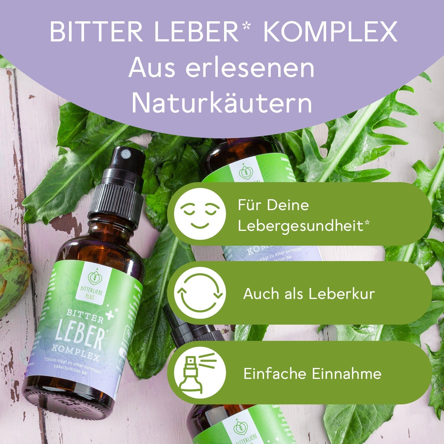 BitterLiebe Bitter Leber* Komplex - 3-Monats-Set (150ml) BL-Plus-6-6