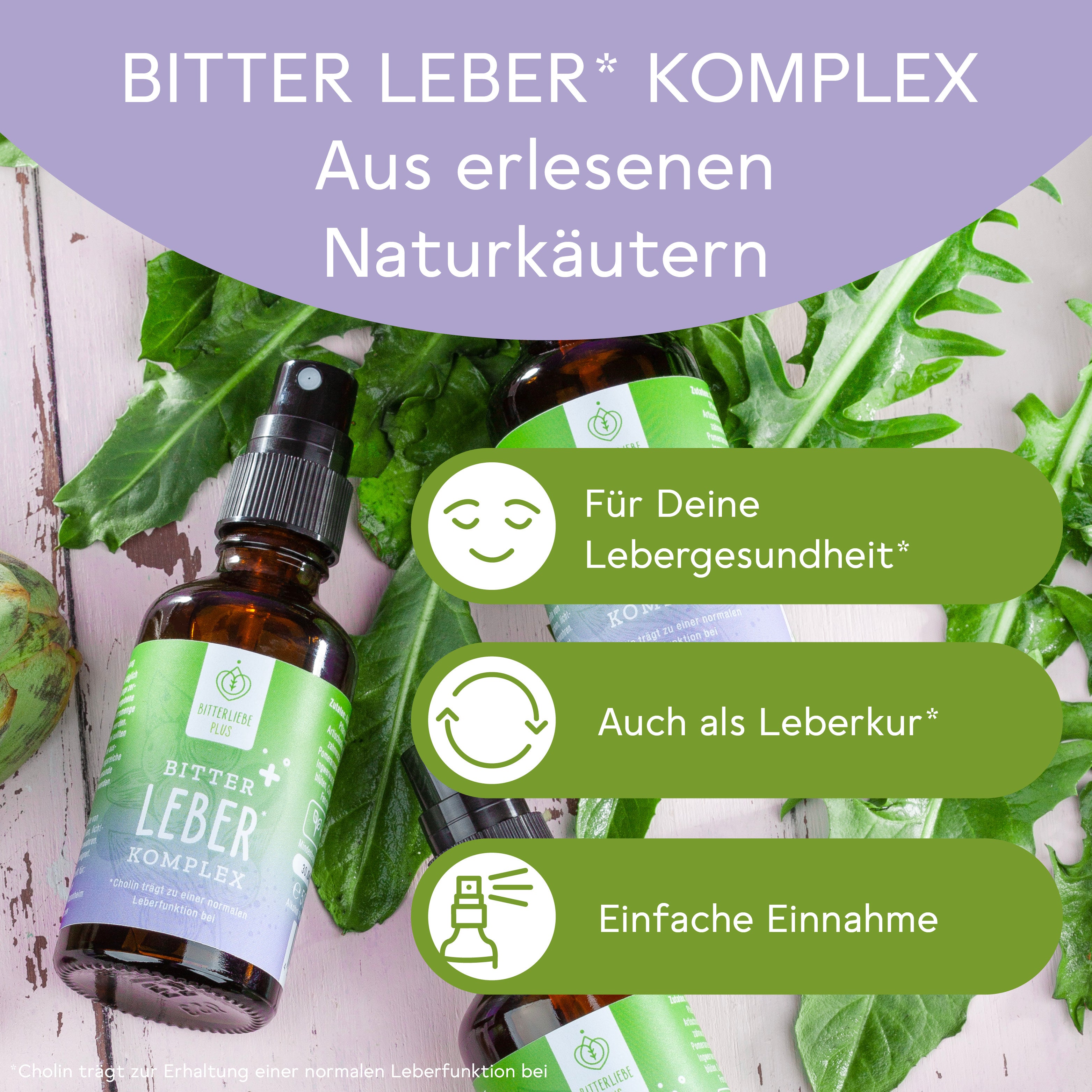 BitterLiebe Bitter Leber* Komplex - Monatspackung - Exklusiv Bl-Plus-6-Hidden