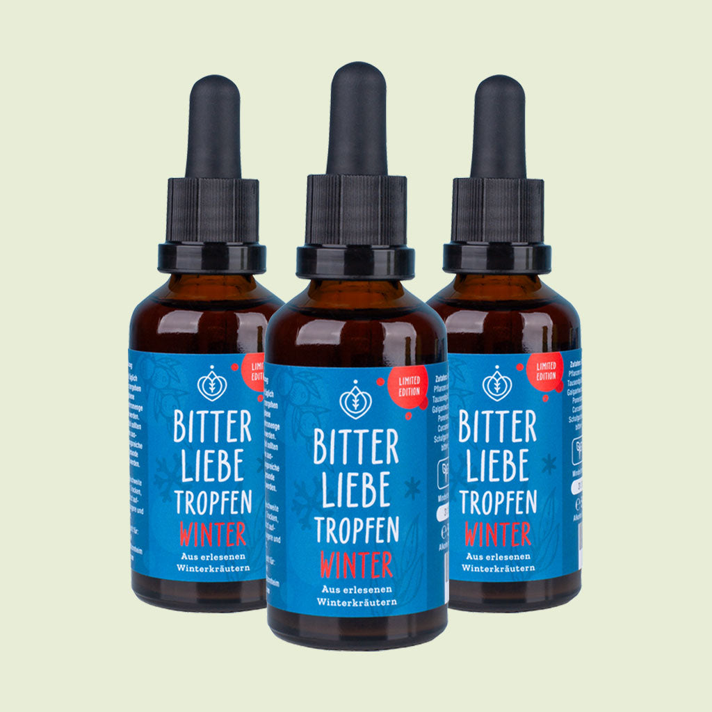 BitterLiebe Tropfen Limited Winter Edition - 3er Set - Exklusiv