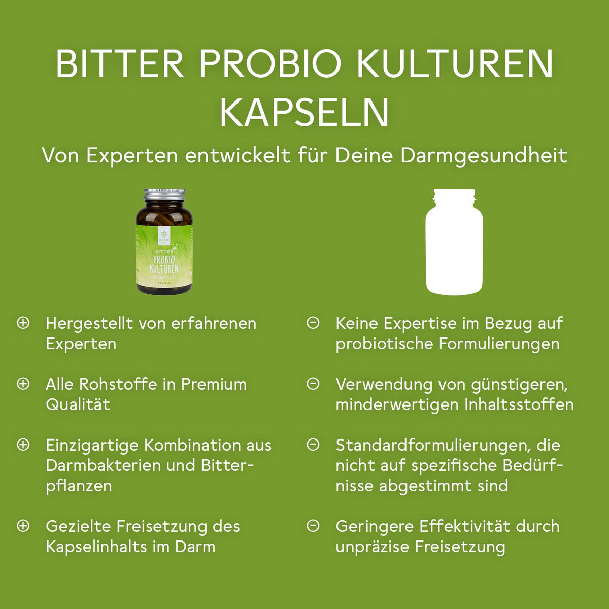Bitter Probio-Kulturen Komplex Kapseln - Exklusiv BL-Plus-9-hidden