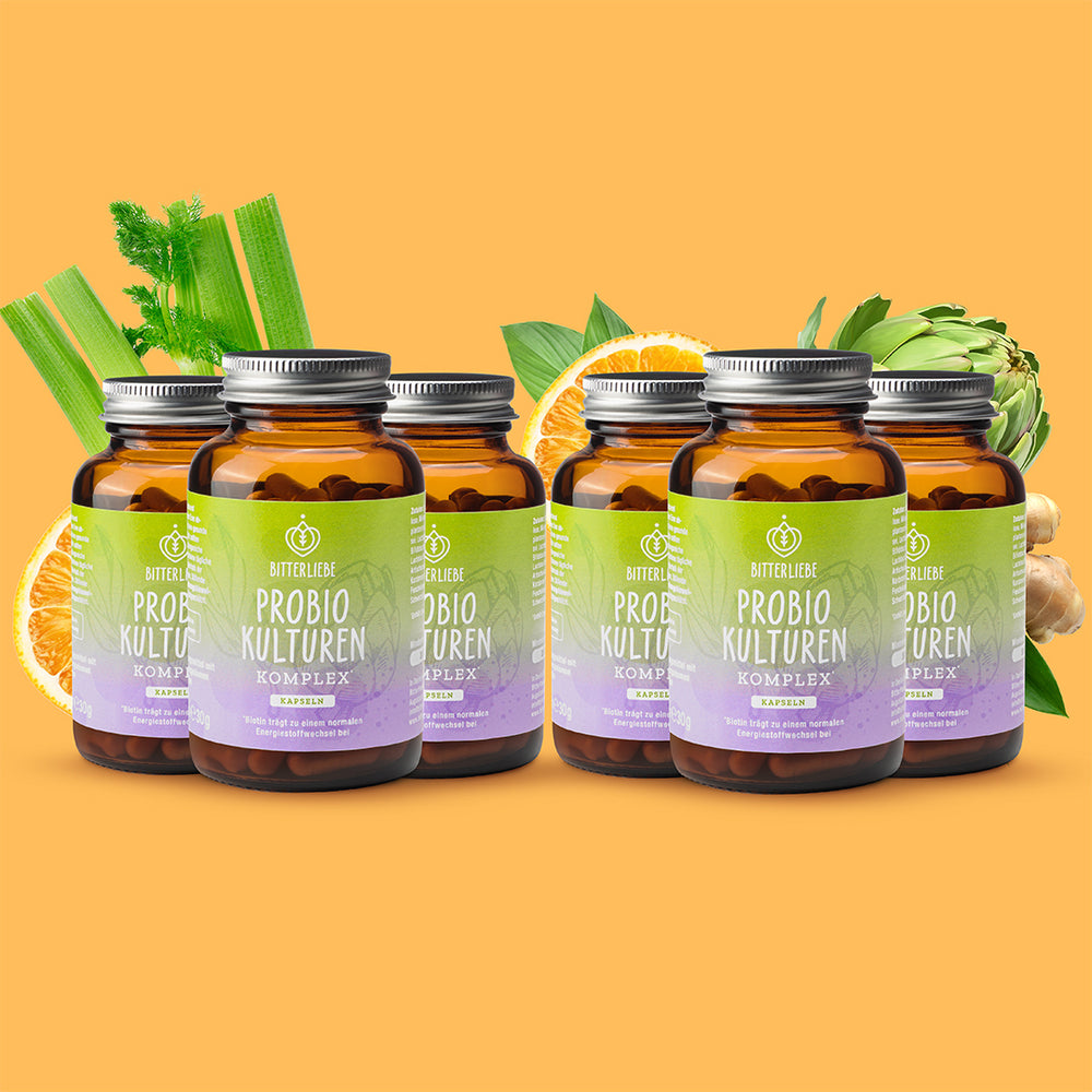 Bitter Probio-Kulturen Komplex Kapseln - 6er Set