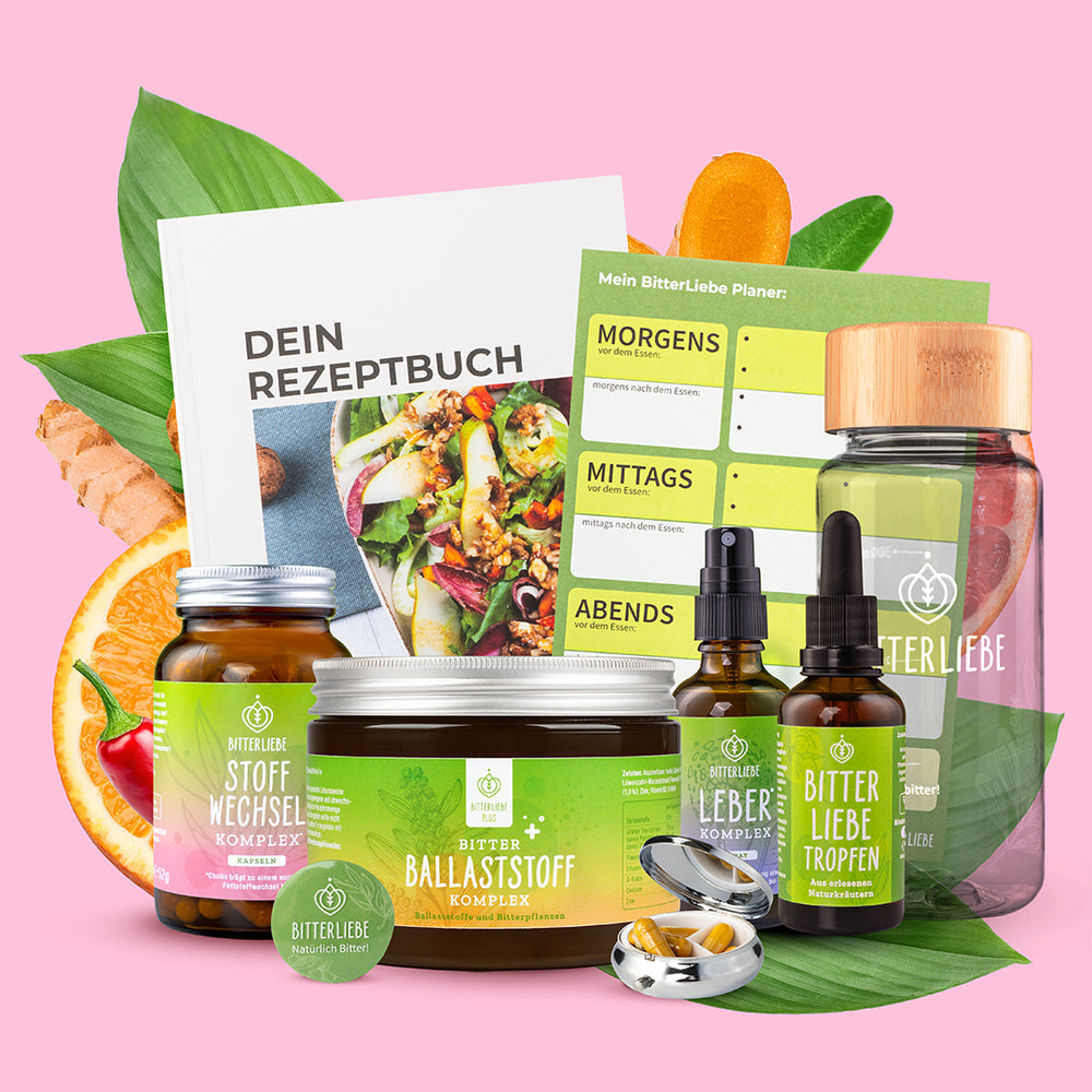Stoffwechsel auf Sparflamme? BitterLiebe Durchstarter Paket 42% günstiger
