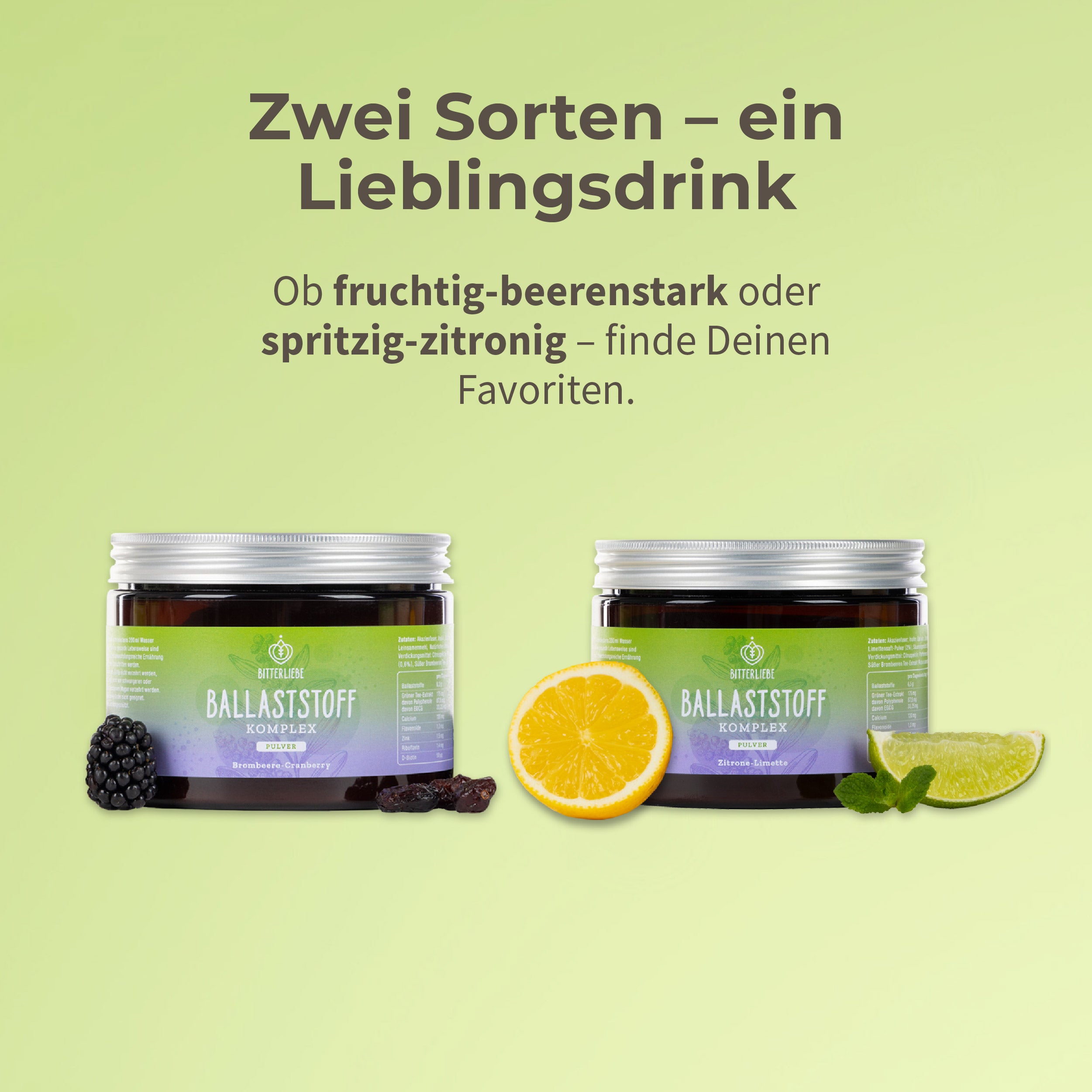 Ballaststoff Komplex mit Geschmack