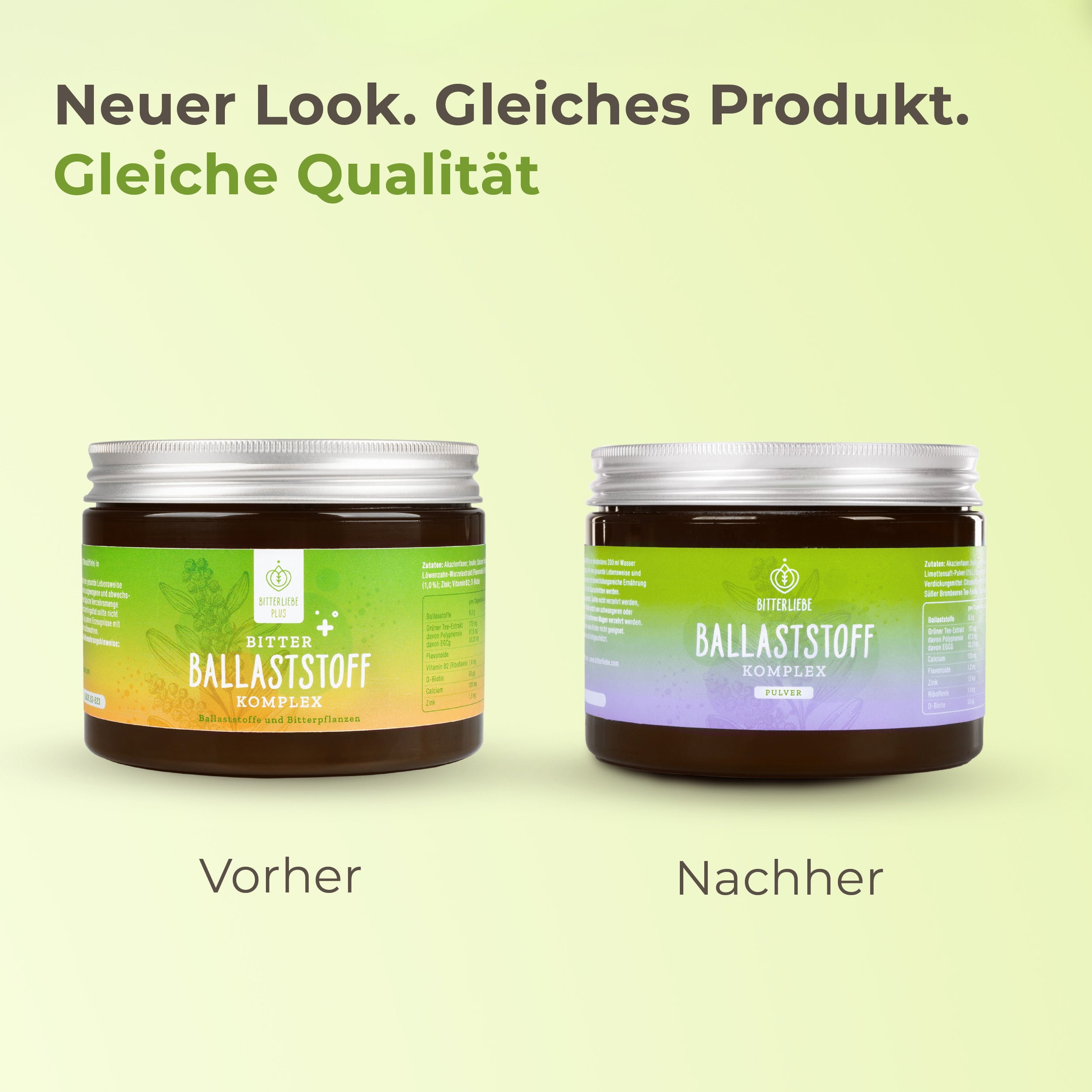 Bitter Ballaststoff Komplex