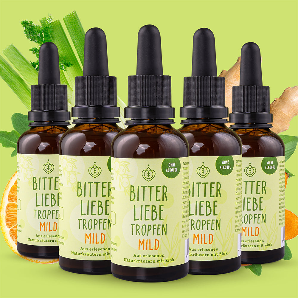 BitterLiebe Tropfen mild 50ml (5er Paket)