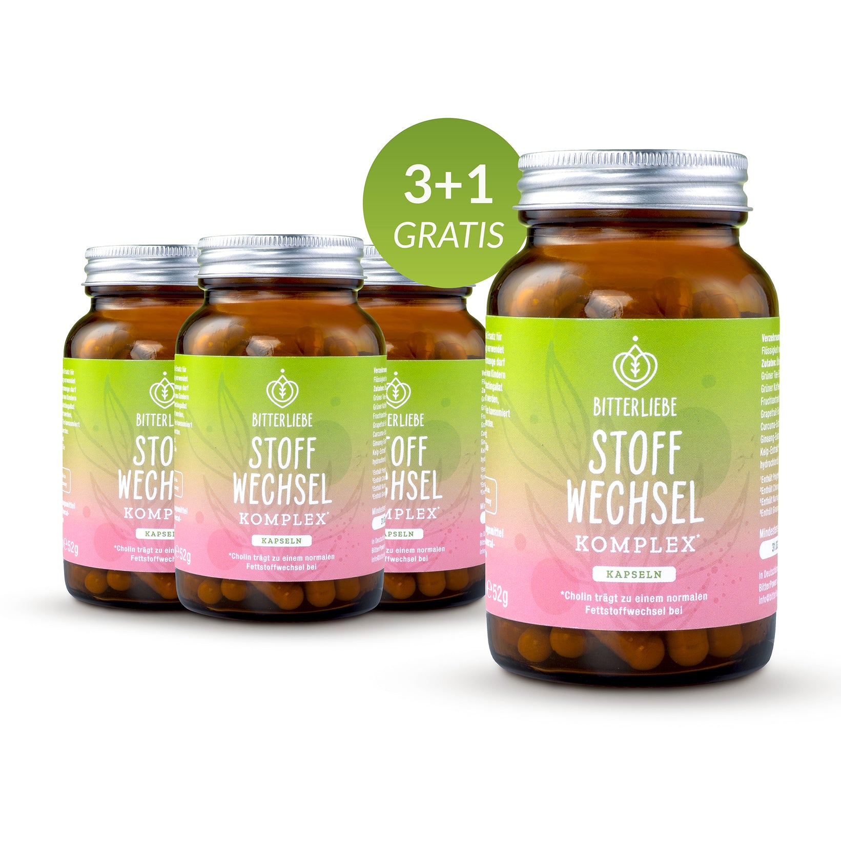 Bitter Stoffwechsel* Komplex - 4 für 3 Set