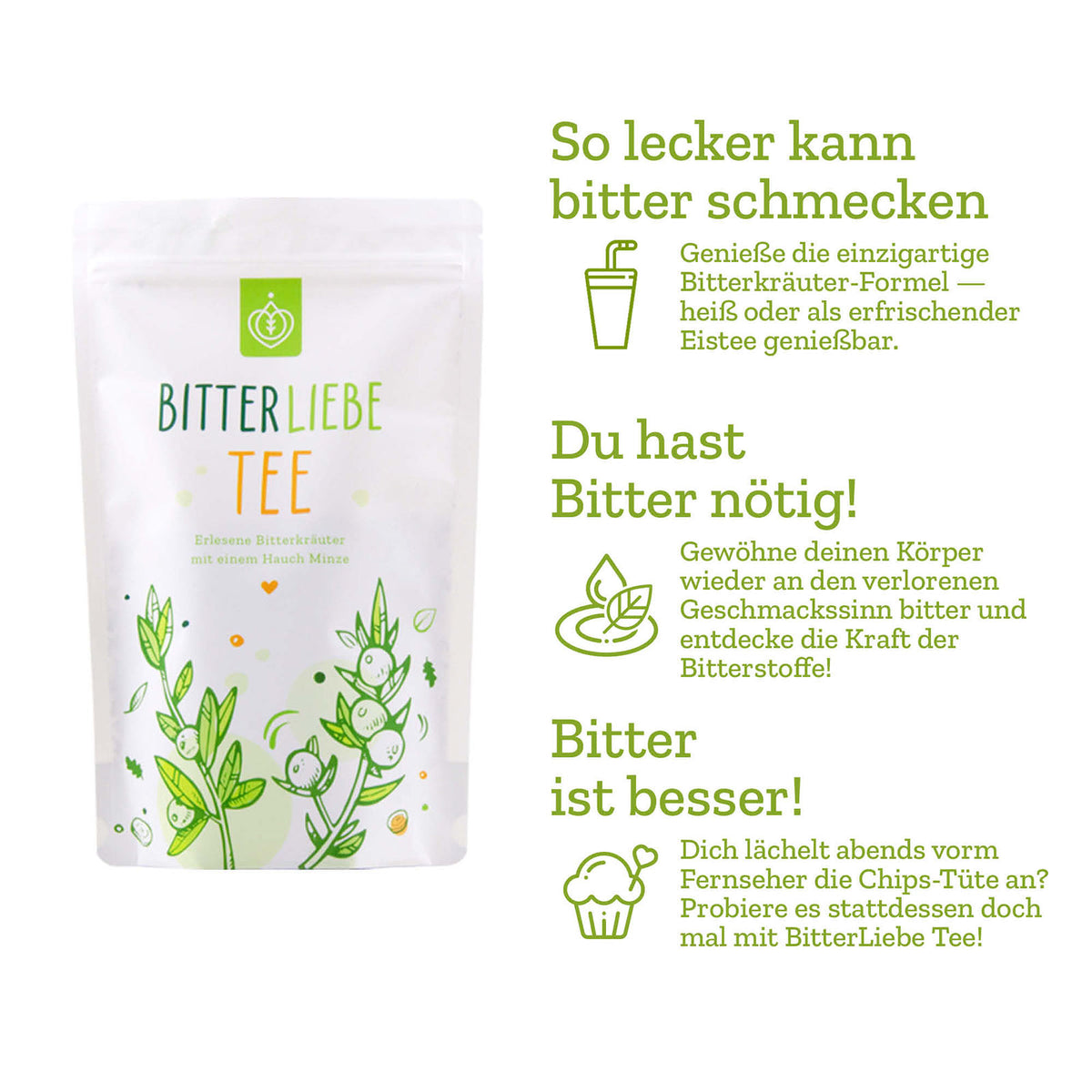 Exklusiver BIOMES Deal: BitterLiebe Tee – Leckerer Kräutertee
